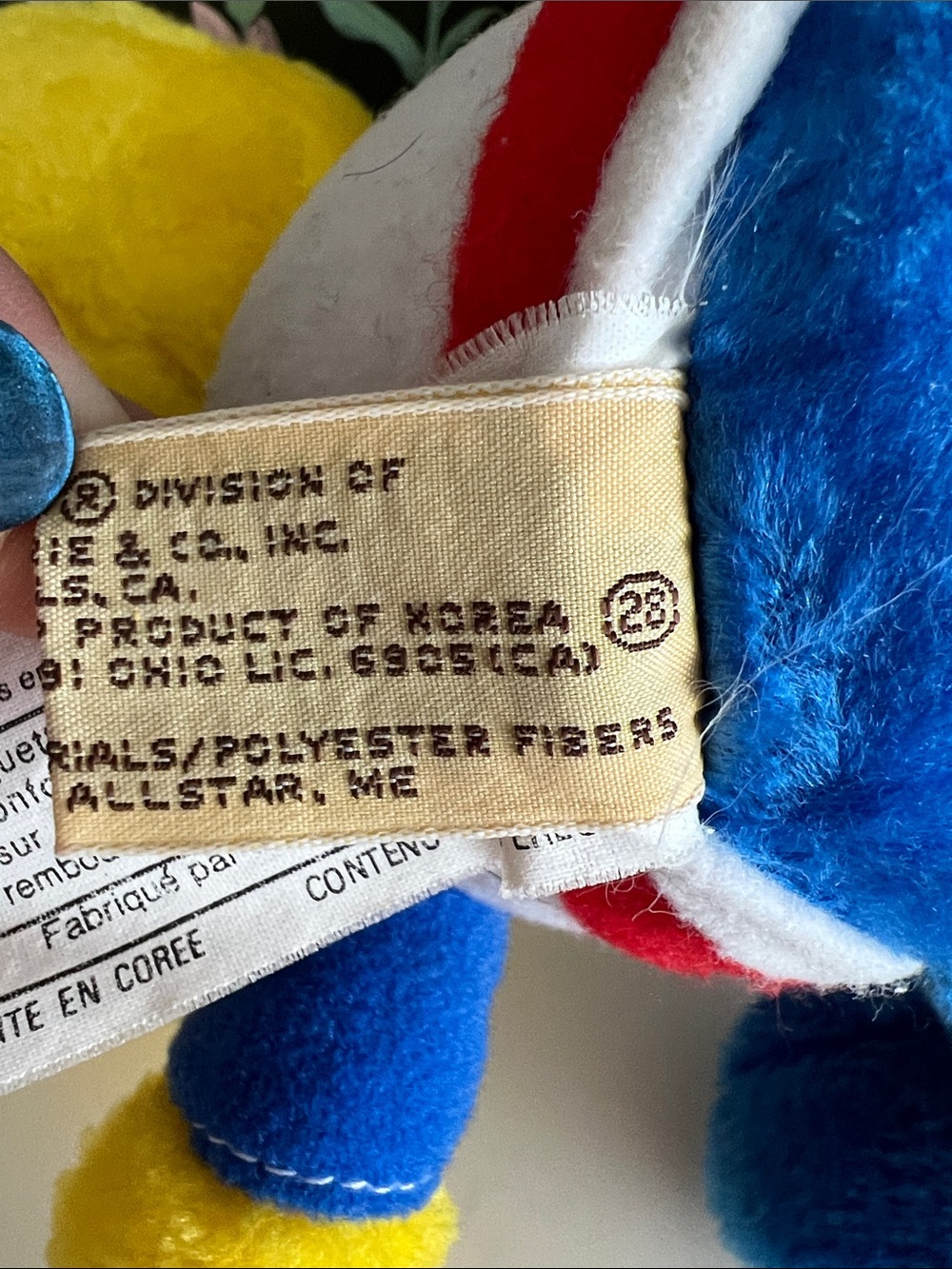 Vintage Snorks plushie: Allstar Seaworthy Snorkels stuffed animal 80’s Applause - Picture 8 of 13